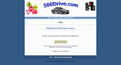 Desktop Screenshot of 500drive.com